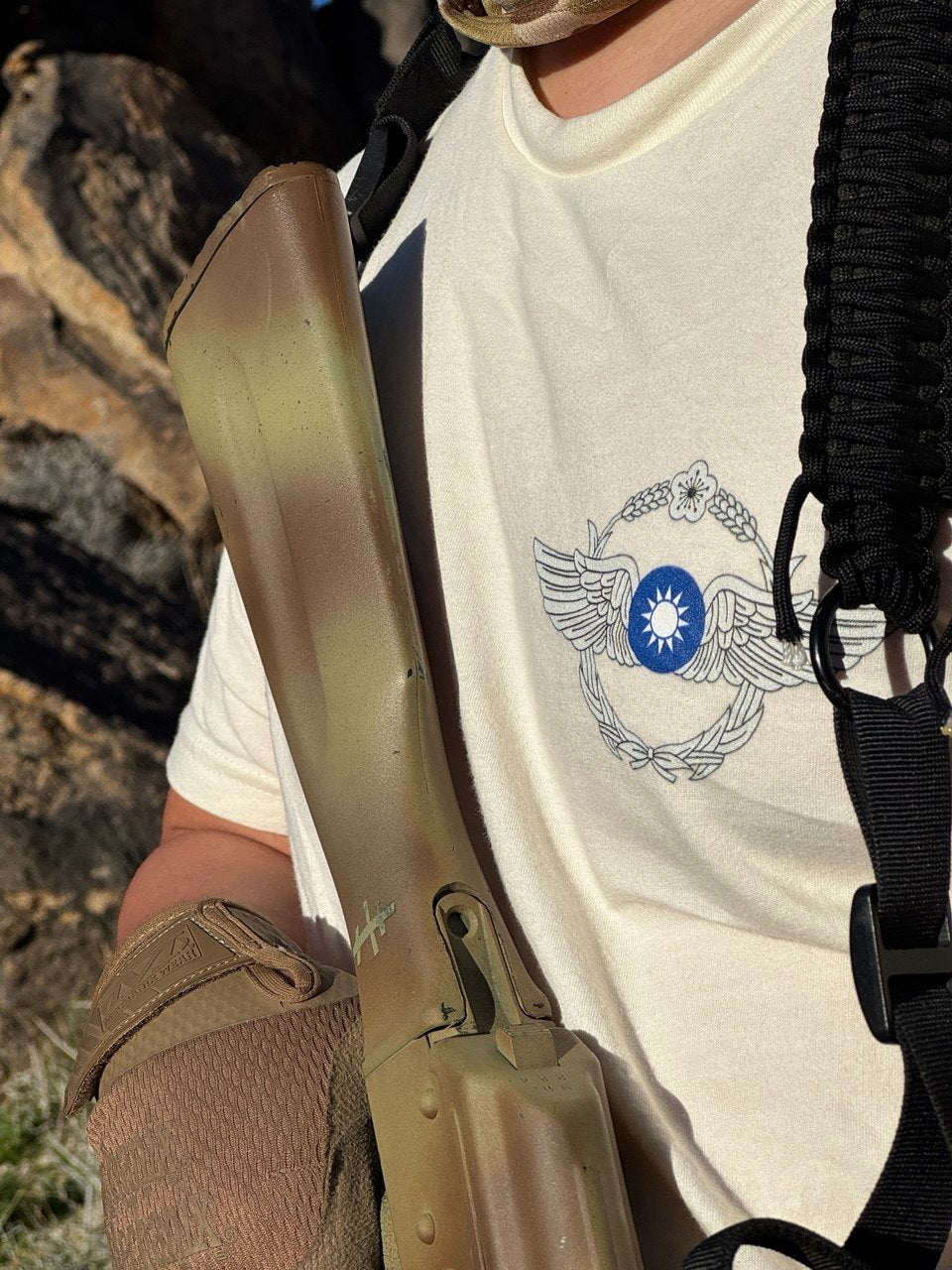 "Nuke the Dam" T-Shirt- Cream